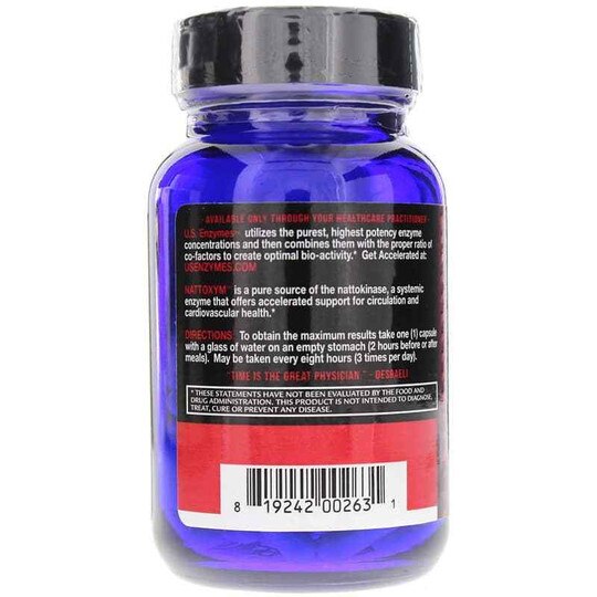 Nattoxym Systemic Enzyme, 93 Veg Capsules, USE