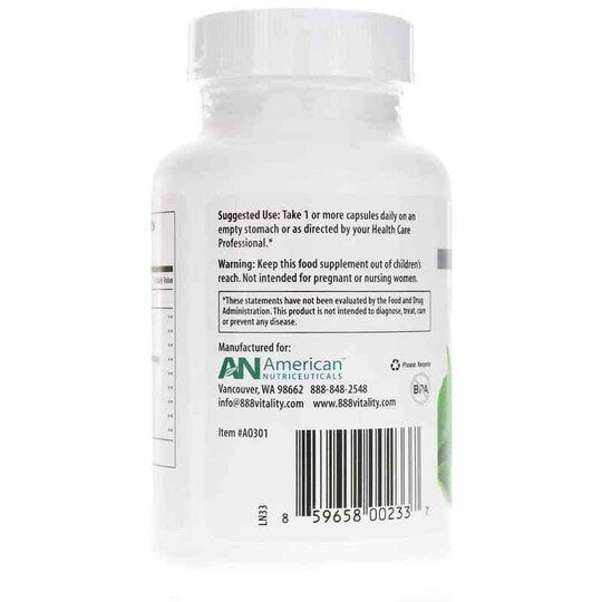 Natura 301, 120 Veg Capsules, ANT