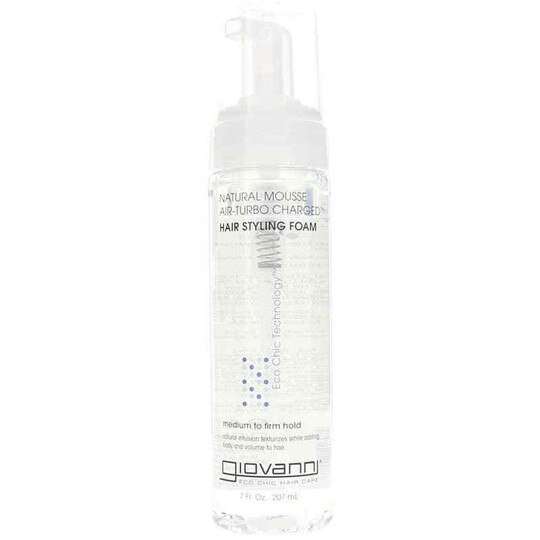 Natural Mousse Air-Turbo Charged Hair Styling Foam, 7 O, GIO