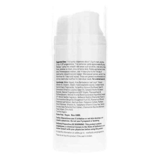 Natural Progesterone Balancing Skin Cream, NOW