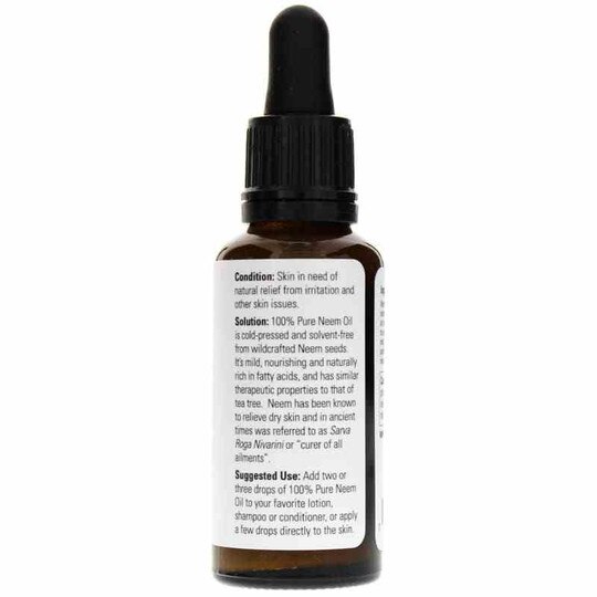 Neem Oil, 1 Oz, NOW