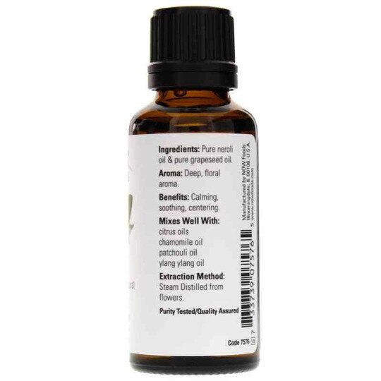 Neroli 7.5% Essential Oil Blend, 1 Oz, NOW