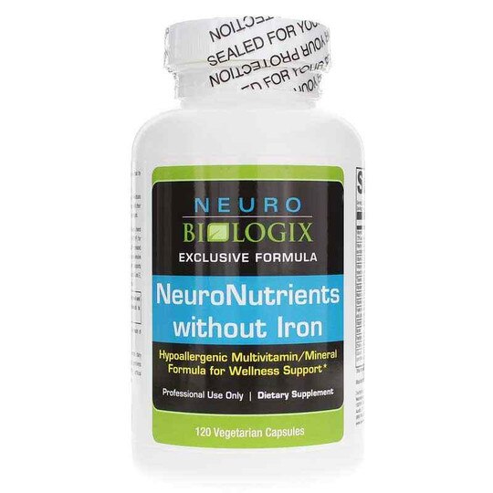 NeuroNutrients without Iron, 120 Veg Capsules, NBX