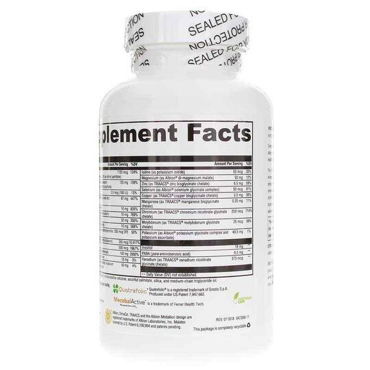 NeuroNutrients without Iron, 120 Veg Capsules, NBX