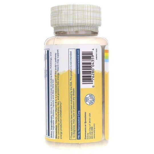 Niacin 100 Mg, Solaray