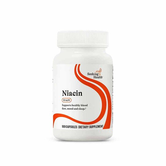 Niacin 50 Mg, 100 Veg Capsules, SKH