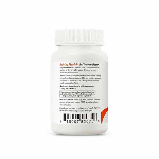Niacin 50 Mg, 100 Veg Capsules, SKH