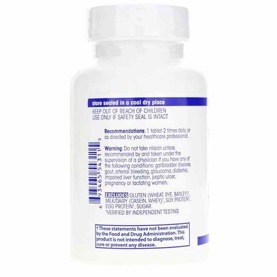 Niacin 500 Mg, 90 Tablets, VTN