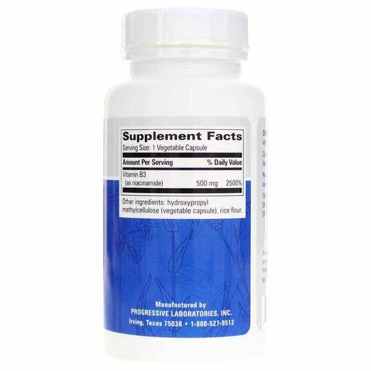 Niacinamide 500, 60 Veg Capsules, PGL