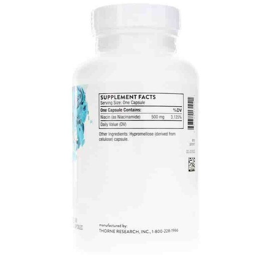 Niacinamide, 180 Veg Capsules, THR