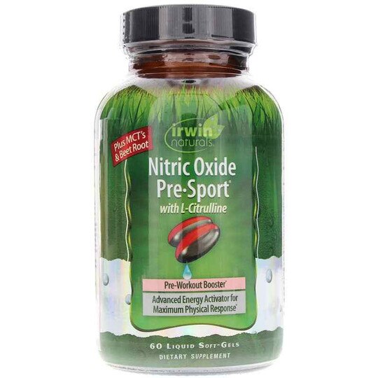 Nitric Oxide Pre-Sport, 60 Liquid Softgels, IRN