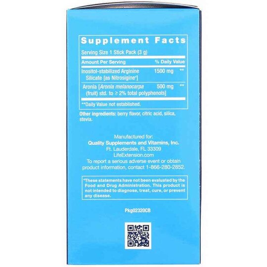 NitroVasc Boost Berry Flavor, 30 Stick Packs, LFE