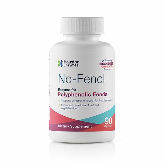 No-Fenol Enzyme for Polyphenolic Foods, 90 Capsules, HSE