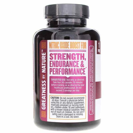 N.O. Pro Nitric Oxide Booster Capsules, 120 Veg Capsule, ZHO