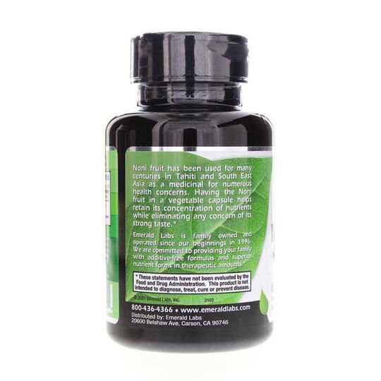 Noni Fruit, 60 Veg Capsules, EMD