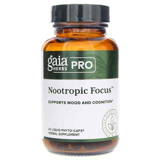 Nootropic Focus, 40 Liquid Phyto Caps, GPS
