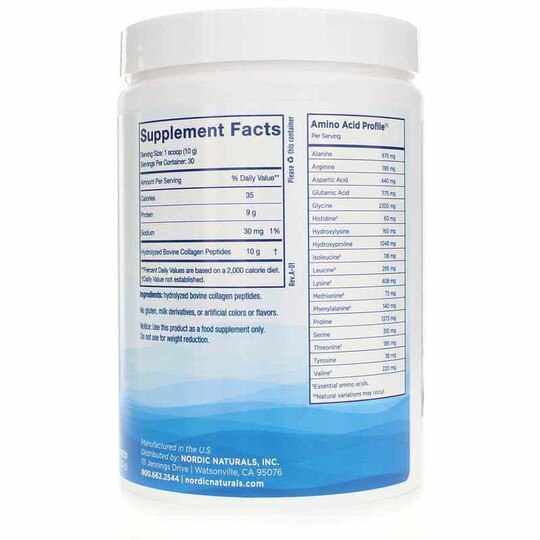 Nordic Beauty Collagen Peptides, 10.6 Oz, NRN