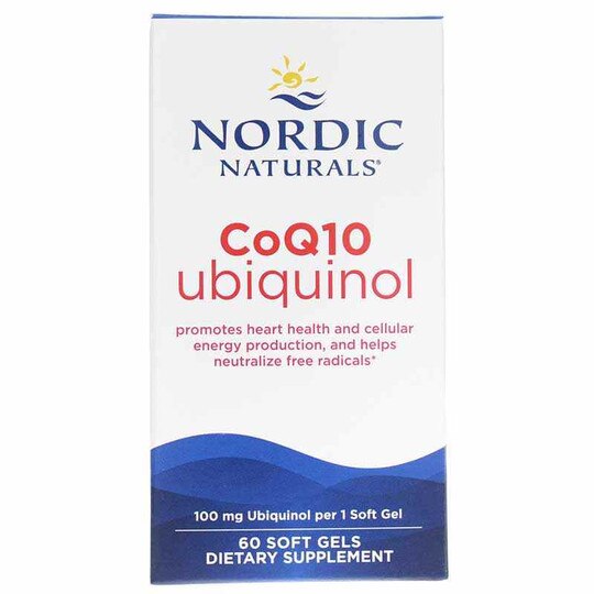 Nordic CoQ10 Ubiquinol, 60 Softgels, NRN