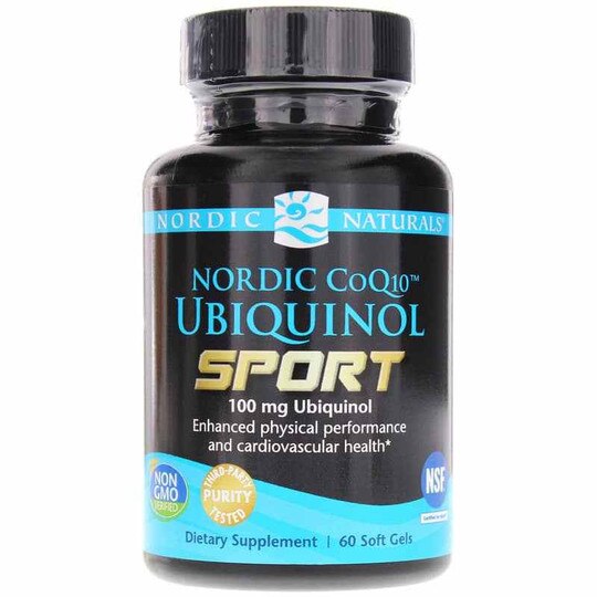 Nordic CoQ10 Ubiquinol Sport, 60 Softgels, NRN