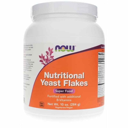 Nutritional Yeast Flakes, 10 Oz, NOW