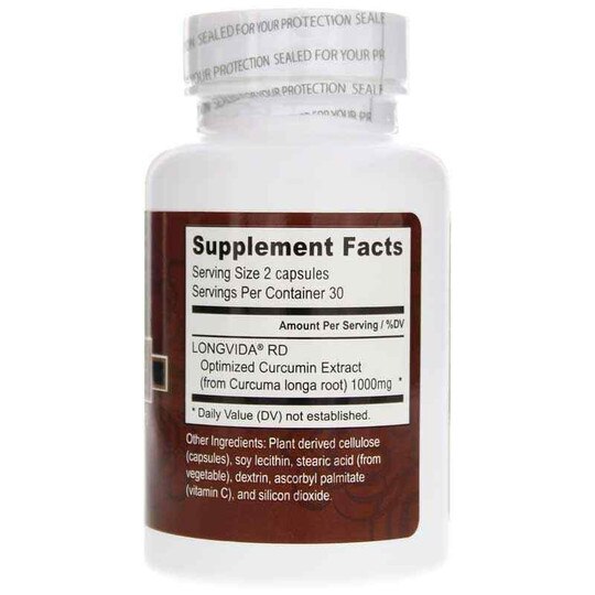 Nutrivene Curcumin Longvida 500 Mg, 60 Capsules, NVE