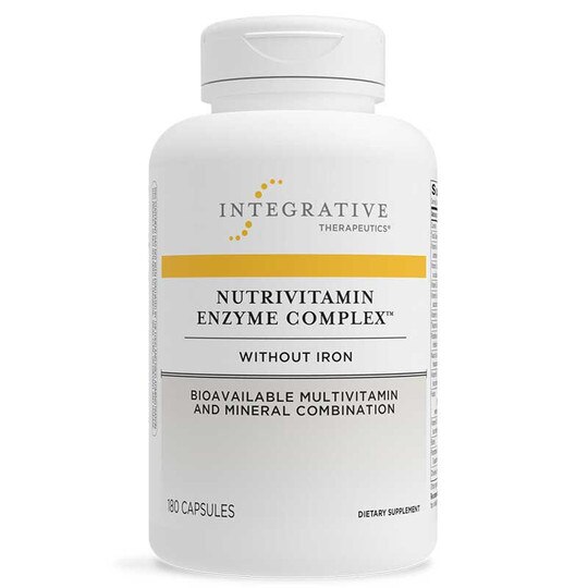 Nutrivitamin Enzyme Complex without Iron, 180 Capsules, INT