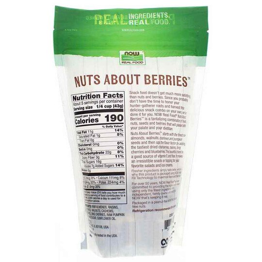 Nuts About Berries, 8 Oz, NOW