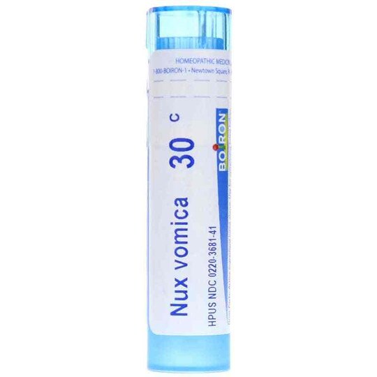 Nux Vomica 30C, 80 Pellets, BOR