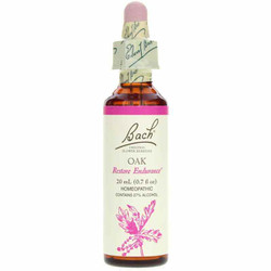 Oak Flower Essence, 0.7 Oz, Bach Flower Remedies