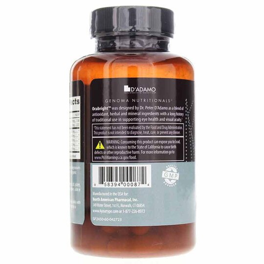 Ocubright, 60 Veg Capsules, DAPN