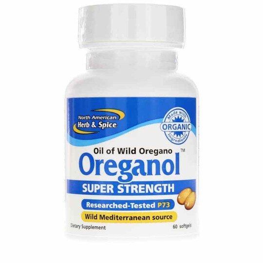 Oil of Wild Oregano Oreganol Super Strength, 60 Softge, NAHS