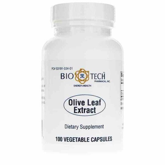 Olive Leaf Extract, 100 Veg Capsules, BTP