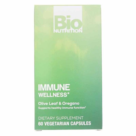 Olive Leaf & Oregano Immune Wellness, 60 Veg Capsules, BNU