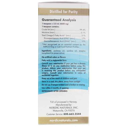 Omega-3 Pet Liquid Cats & Small Dogs, 2 Oz, NRN