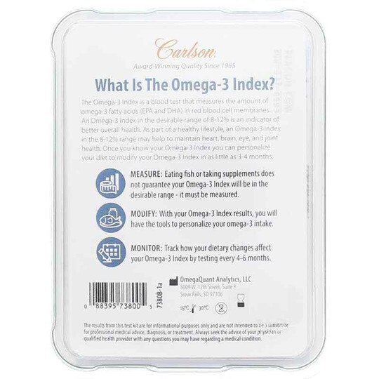 Omega-3 Test Kit, 1 Kit, CL