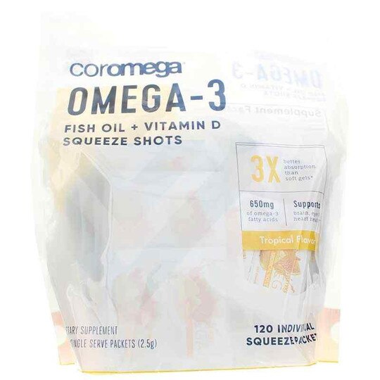 Omega-3 Tropical Squeeze + D, COM