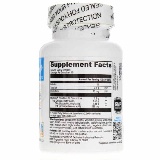 Omega MonoPure DHA EC, 30 Softgels, XYM
