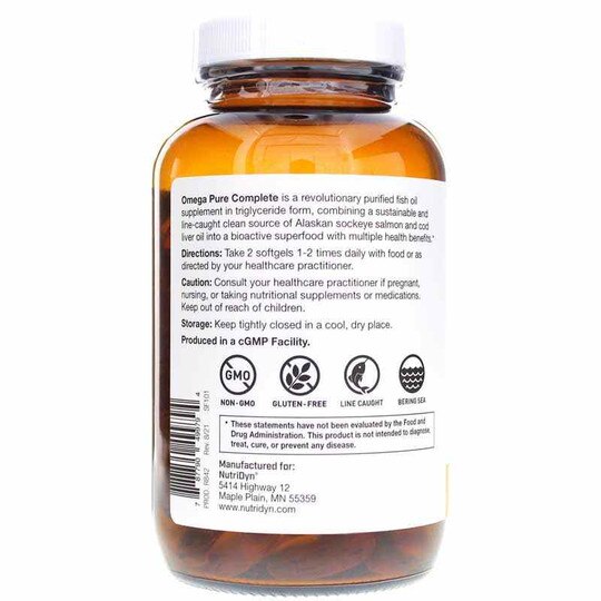 Omega Pure Complete, 120 Softgels, ND