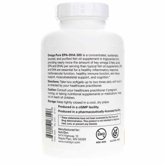 Omega Pure EPA-DHA 300, 270 Softgels, ND