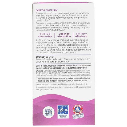 Omega Woman, 120 Softgels, NRN