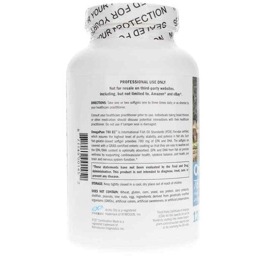 OmegaPure 780 EC, 120 Softgels, XYM