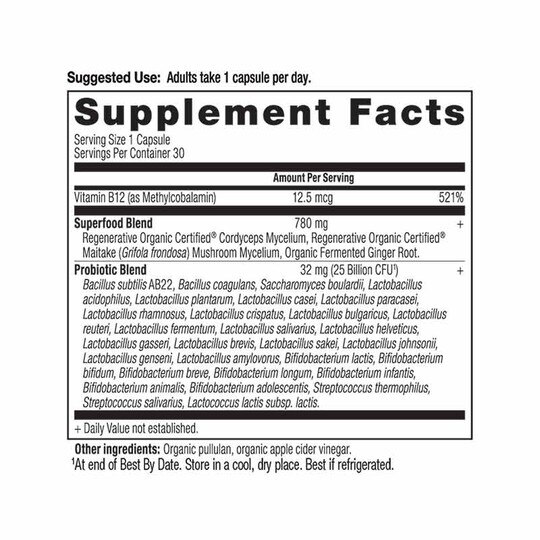 Once Daily Probiotics 25 Billion CFU, 30 Capsules, ANN