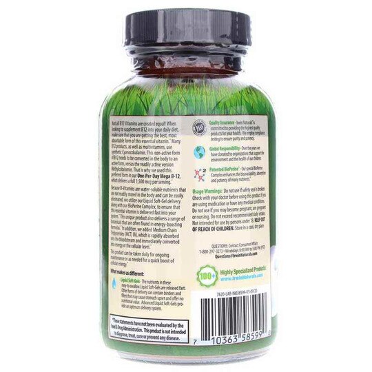 One-Per-Day Mega B-12, 60 Liquid Softgels, IRN