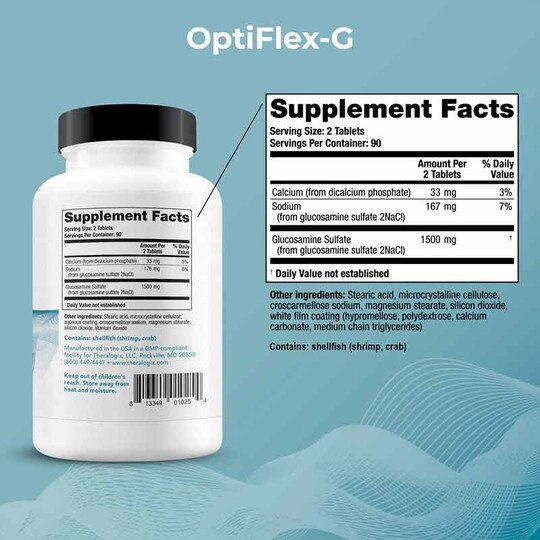 OptiFlex-G Glucosamine Sulfate, 180 Tablets, THGX
