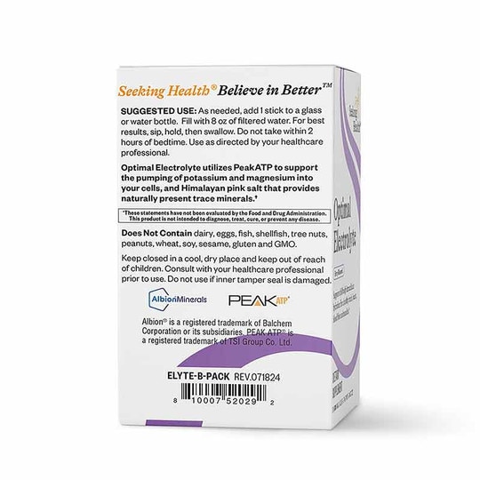 Optimal Electrolyte Sticks, SKH