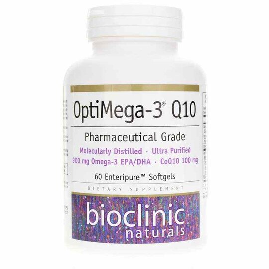 OptiMega-3 Q10 Pharmaceutical Grade, 60 Softgels, BCN