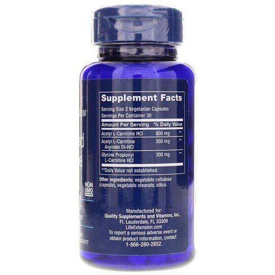 Optimized Carnitine, 60 Veg Capsules, LFE