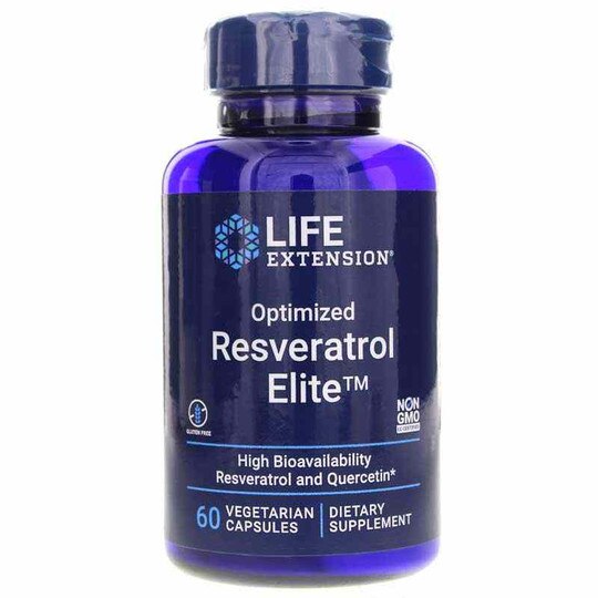 Optimized Resveratrol Elite, 60 Veg Capsules, LFE