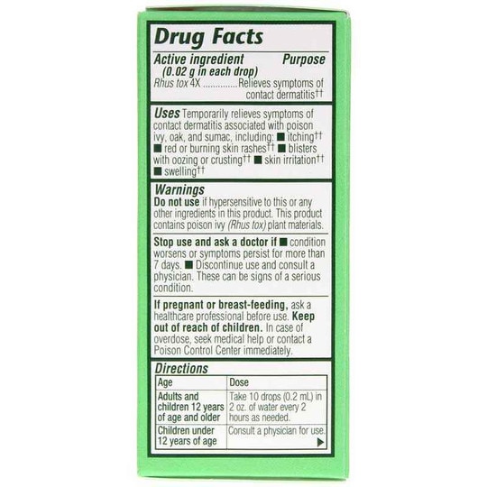 Oral Ivy Liquid, 1 Oz, BT