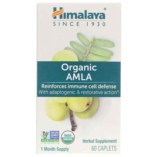 Organic Amla, 60 Caplets, HM